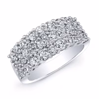 MIRA 3 ROW DIAMOND BAND