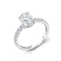 OVAL ENGAGEMENT RING
