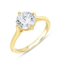 ROUND YG DIAMOND SOLITIARE